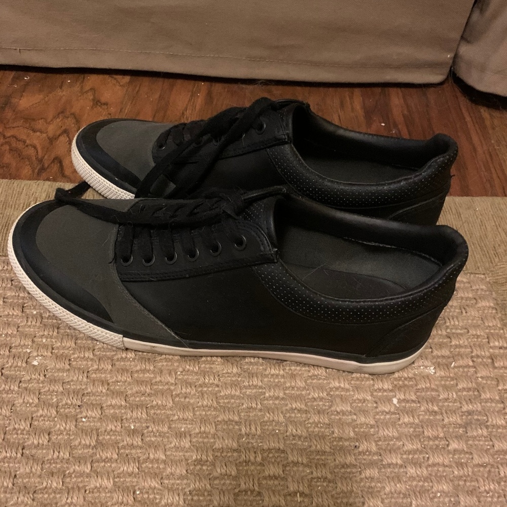 Mens Seven91 Black Sneakers